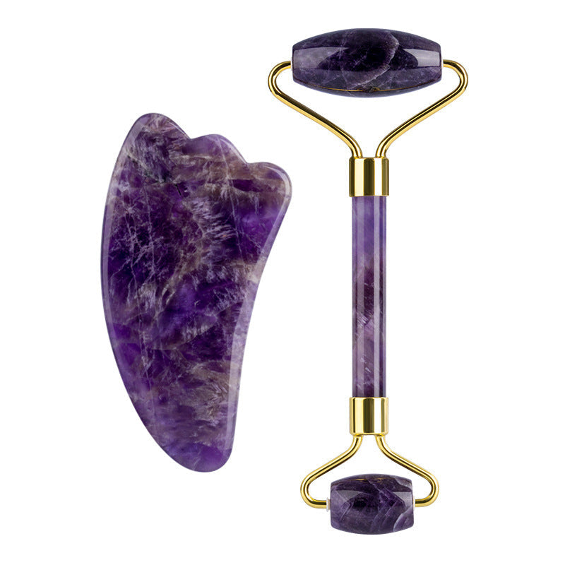 Roller Single and Double-Headed Amethyst Roller Beauty Jade Massager