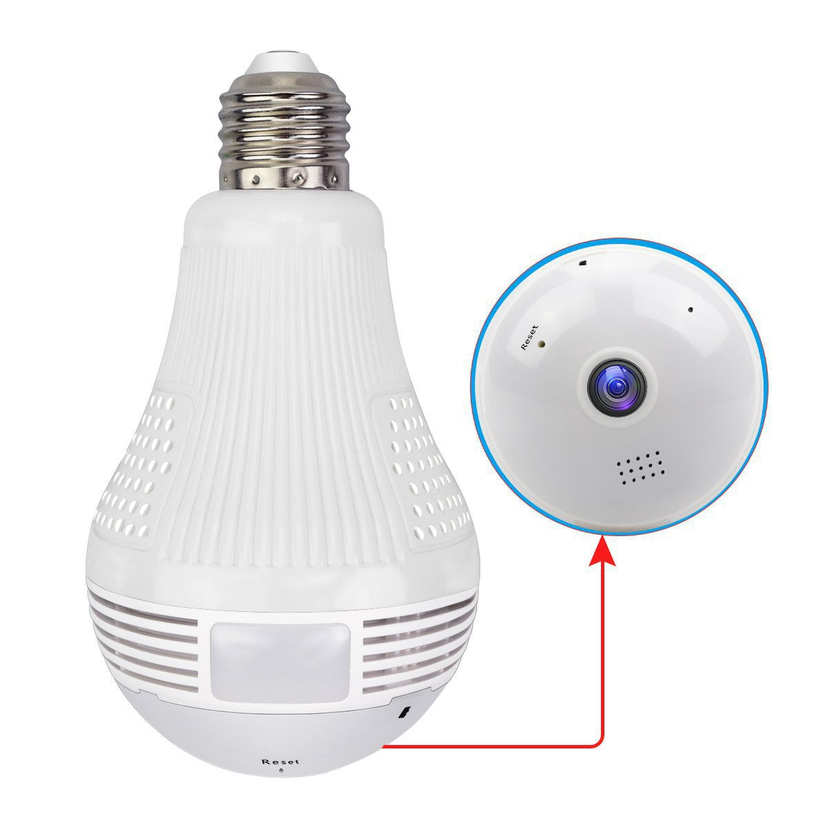 Panoramic Bulb Wifi Smart Led Bulb Light Camera