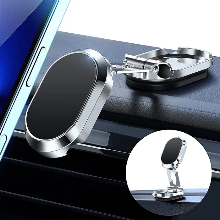 Alloy Folding Magnetic Car Phone Holder