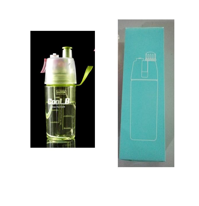 Sports Water Plastic Bottle Outdoor Mist Spray with Leak Proof