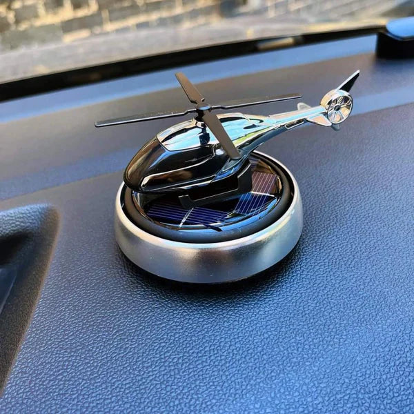 Metal Solar Helicopter Car Air Freshener