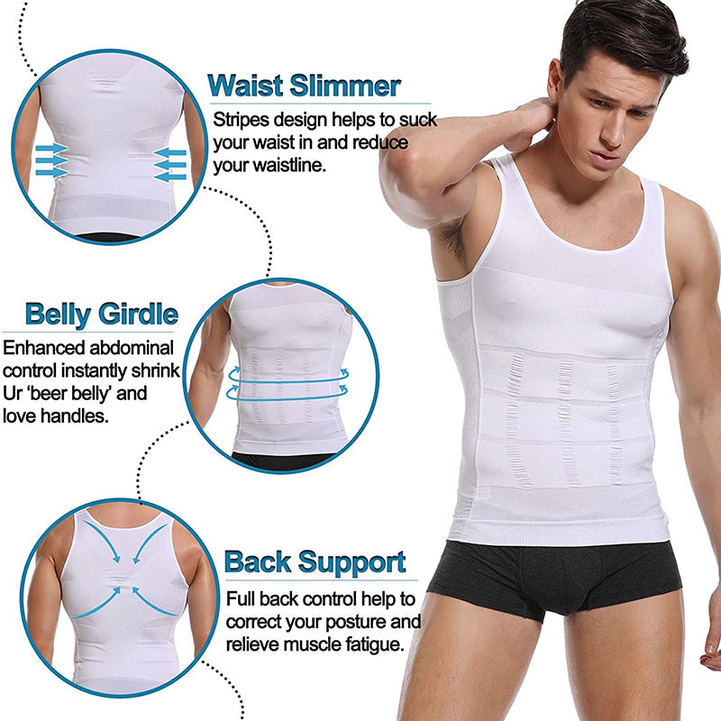 Men Slimming Body Shaper Corrective Posture